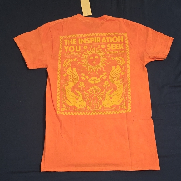 Orange Sun Graphic T-Shirt - Picture 2 of 3